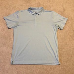 Mizzen & Main Light blue golf polo